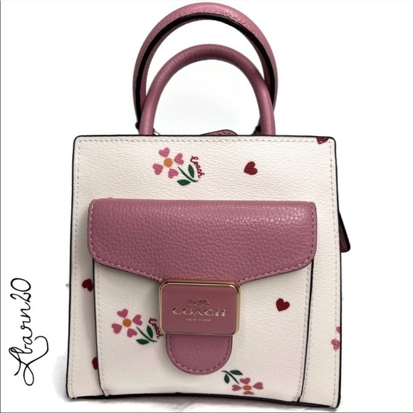 C7599 Coach Mini Pepper Flower Petal Bag and Wallet Set NWT C7653 NEW FOR SPRING - Picture 5 of 16
